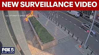New video shows man lighting fire outside 26 Federal Plaza