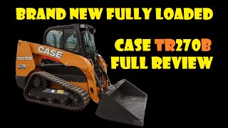 2021 Case Tr270B Skidsteer Skid Steer All The Options Full Review Brand New Rubber Track Tractor