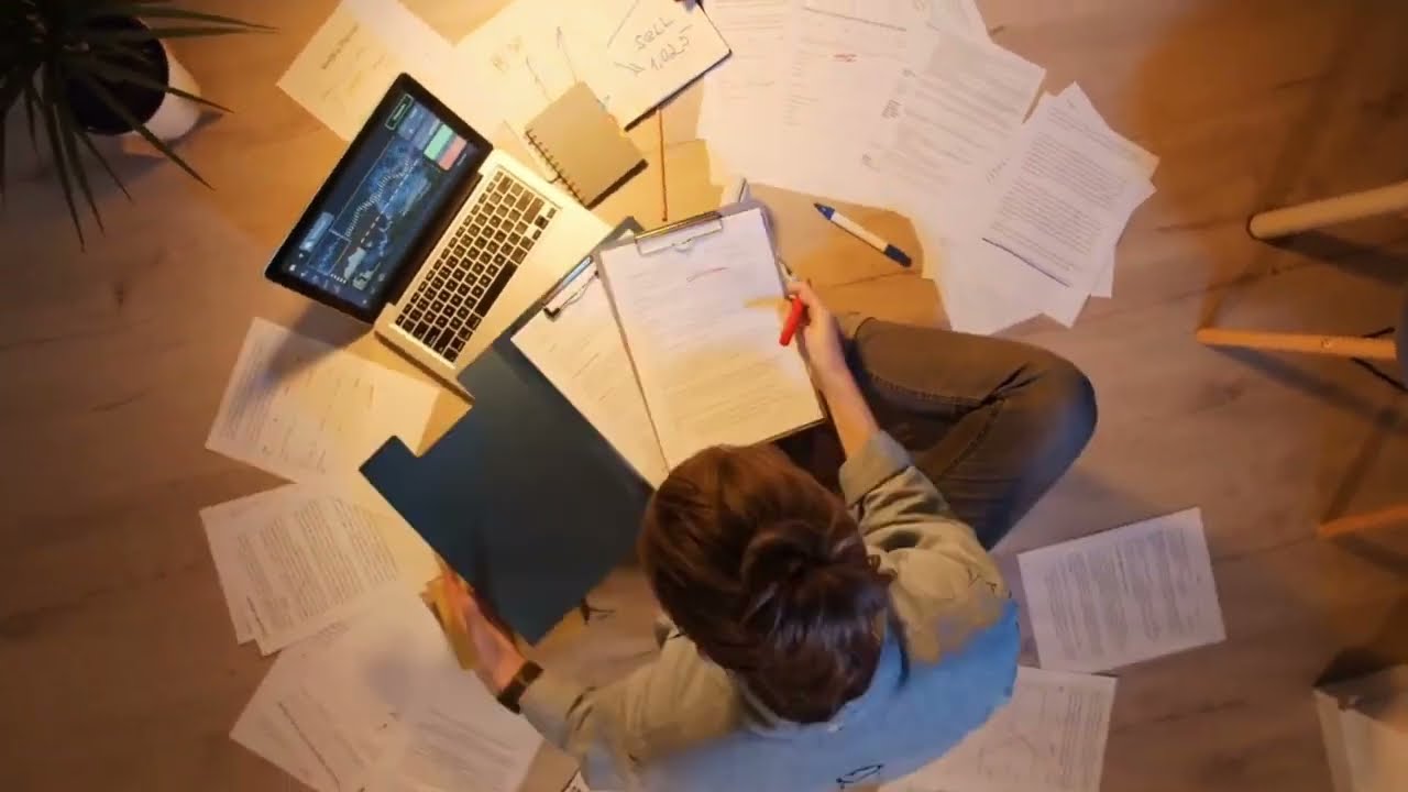 women researching stock video|studying hard copyright free video|Pixadisc