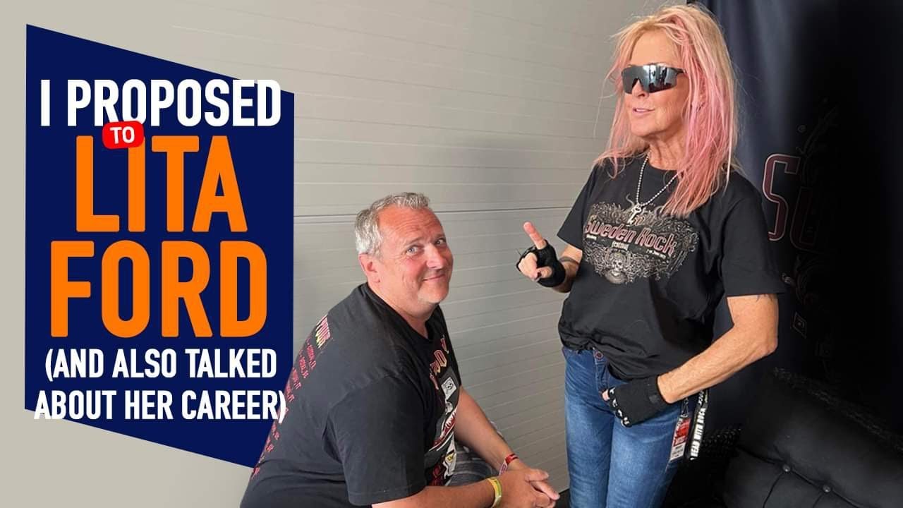 Surprising Lita Ford with a  Proposal