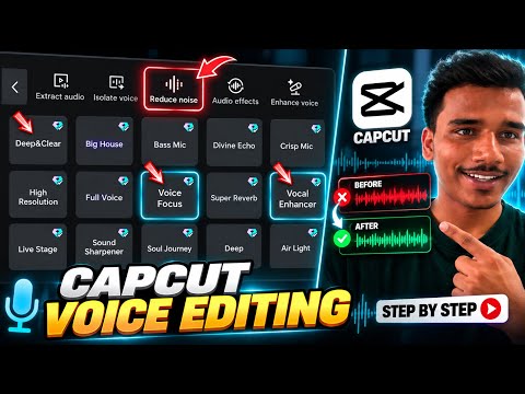CapCut Voice Editing Tutorial | How to Edit Voice in CapCut