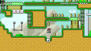 #穴？のスピードラン [#hole? speed run] by ながぱんのなかま [Nagapannonakama] 🌎World Record! 🍄Super Mario Maker 2 #ebv screenshot 4