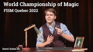 Henri Hainz FISM 2022 Act - Micro Magic 4th Place - Germany