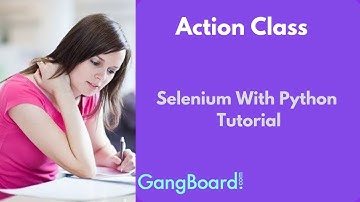 Action Class | Selenium With Python Tutorial For Beginners