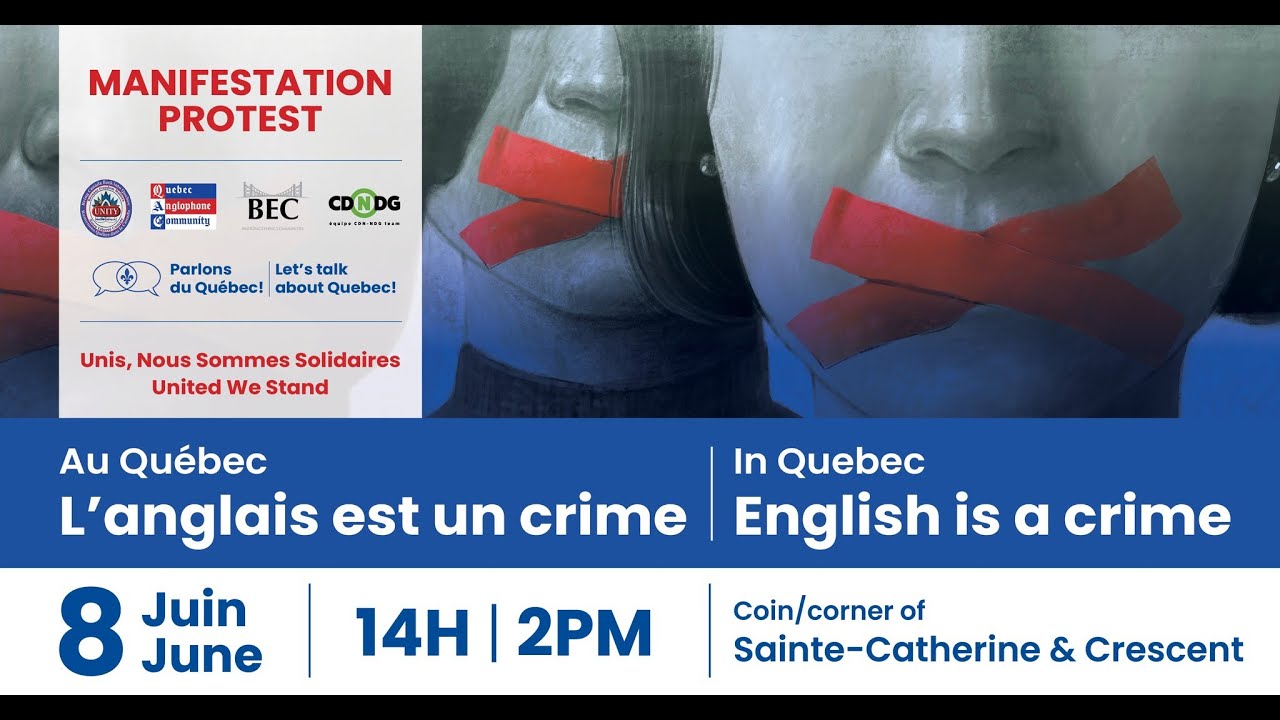 English is a CRIME in Quebec now