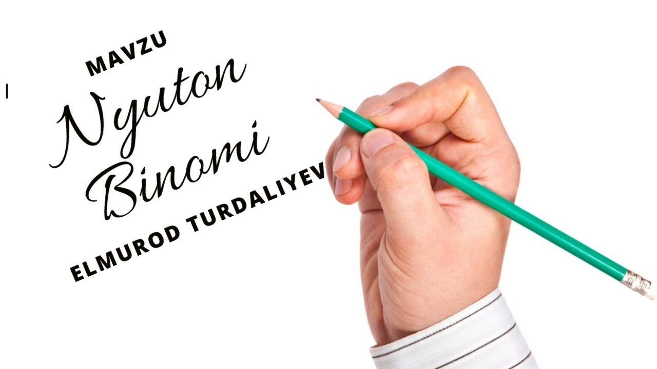 Nyuton Binomi #BINOM 1/2 | Elmurod Turdaliyev