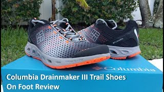 columbia women's drainmaker iii trail shoe