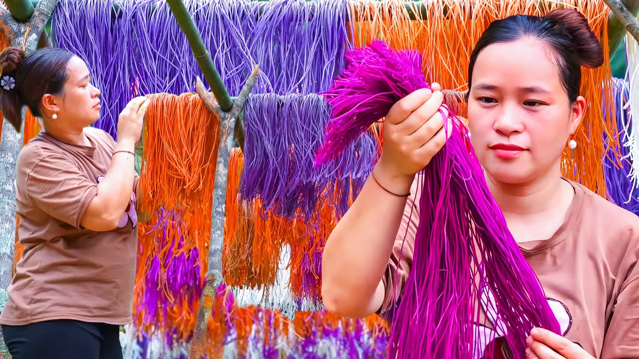 家庭で乾麺作り｜カラフルで楽しい！保存も効く万能食材
