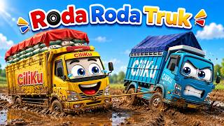 Roda Roda Truk Berputar🚚🎵- AYO LIHAT TRUK MENJALANKAN TUGAS✨| Lagu Anak Edukatif Terbaru 3D Animasi💡