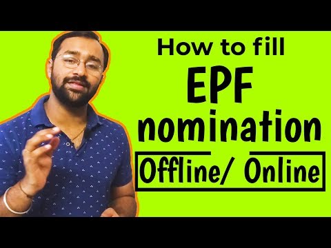 How To Fill EPF Nomination Form Online/offline And Update PF Nominee