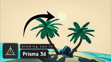 You can make realistic glowing sun in prisma 3d #prisma3d #prisma3dtutorial#lowpoly