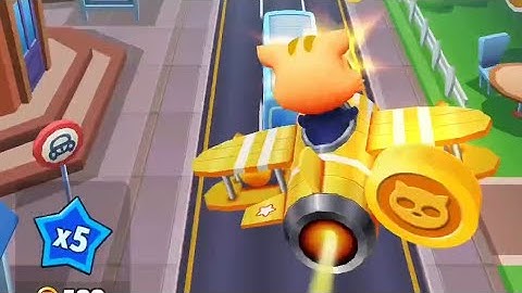 Cat runner game _ Run , jump and collect coins 🤑🤑