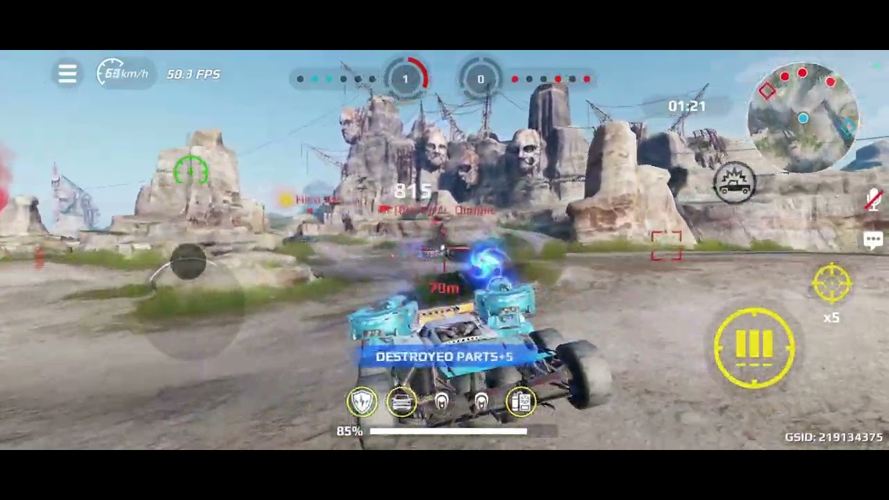 Pulsar vs punishers insane match | Crossout mobile