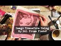 Gel Press Gel Plate (gelli plate) Image Transfers.  How to transfer images of faces from magazines.