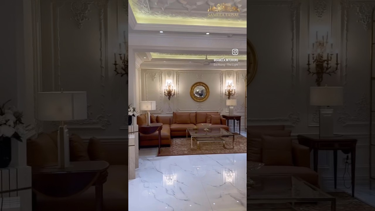 Living room with pool. 