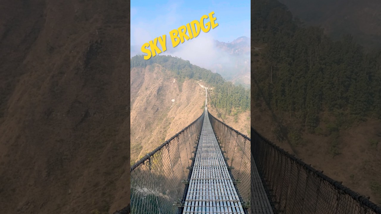 Highest cable bridge in the world.