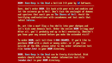 DOOM Shareware v1.9 DEMOS