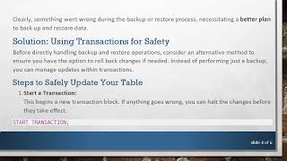 Postgres Backup & Restore: How to Safely Manage Your Tables Profile