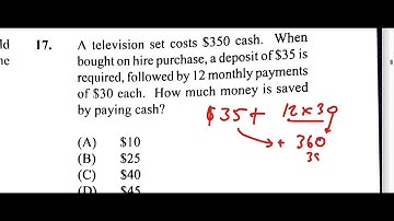 Question 17 | CXC CSEC June 2024 Multiple Choice SOLUTION