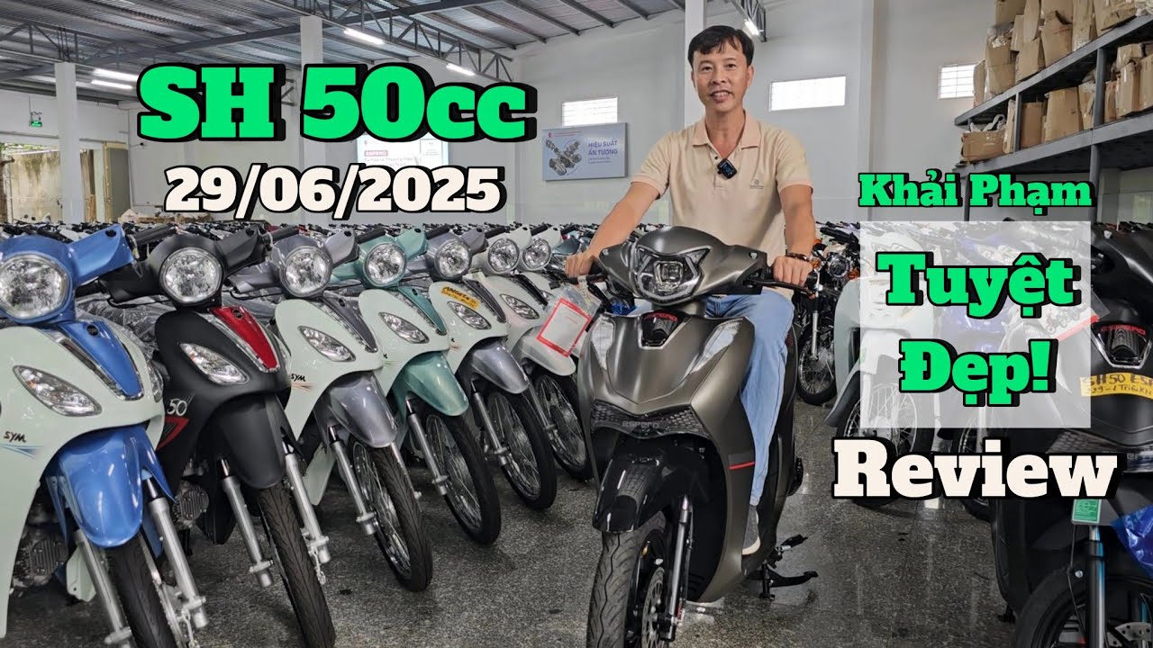Tay ga SH cực đẹp dành cho Học Sinh + giá bán ngày 29/06 tạiCHMaiDuyên. Khải Phạm #sh #vision #50cc