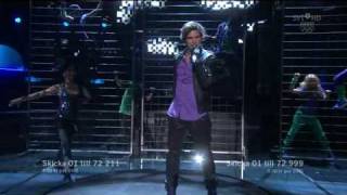 Eric Saade - Manboy (Live Melodifestivalen 2010) chords