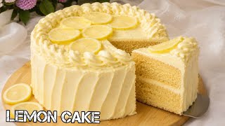 🍋 The BEST Lemon Cake with Cream Cheese Frosting | Super Soft & Moist Lemon Cake Recipe screenshot 4