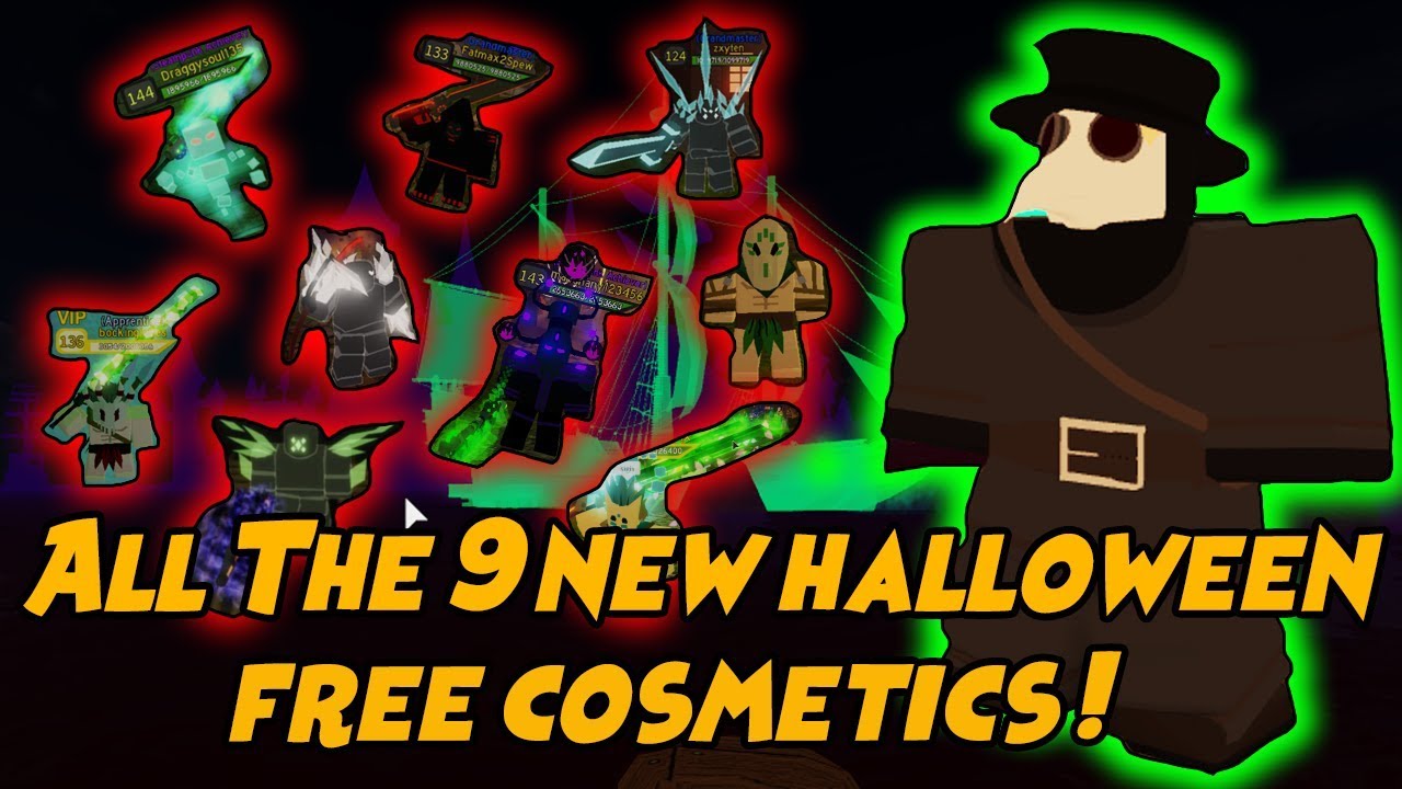 *NEW UPDATE* 9 Limited Time Halloween Cosmetics on Dungeon Quest on