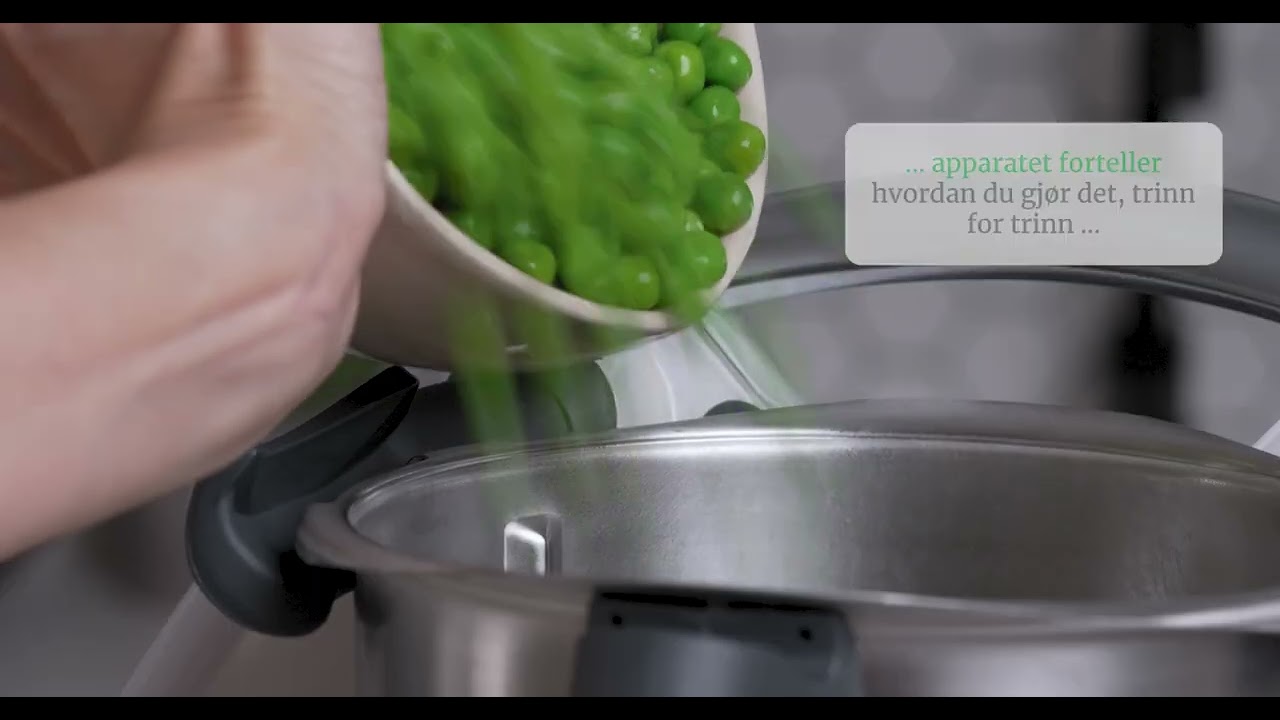 Tilbehør til miksebollelokket - veiledningsmodus