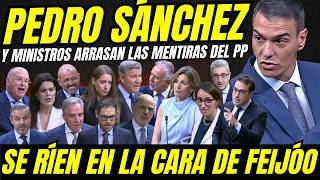 PEDRO SÁNCHEZ HACE PICADILLO A FFEIJÓO Y LOS MINISTROS ARRASAN AL PP "MINISTRA HUMILLA AL TRÁNSFUGA"