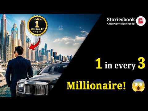 Which country have every third person millionaire?