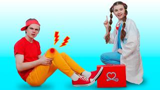 doctor poli boo boo song hospital play nursery rhyme kids
