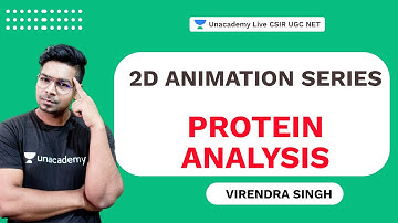 2D Animation Series- Protein Analysis| CSIR 2021 | Life Science| Virendra Singh | Unacademy Live