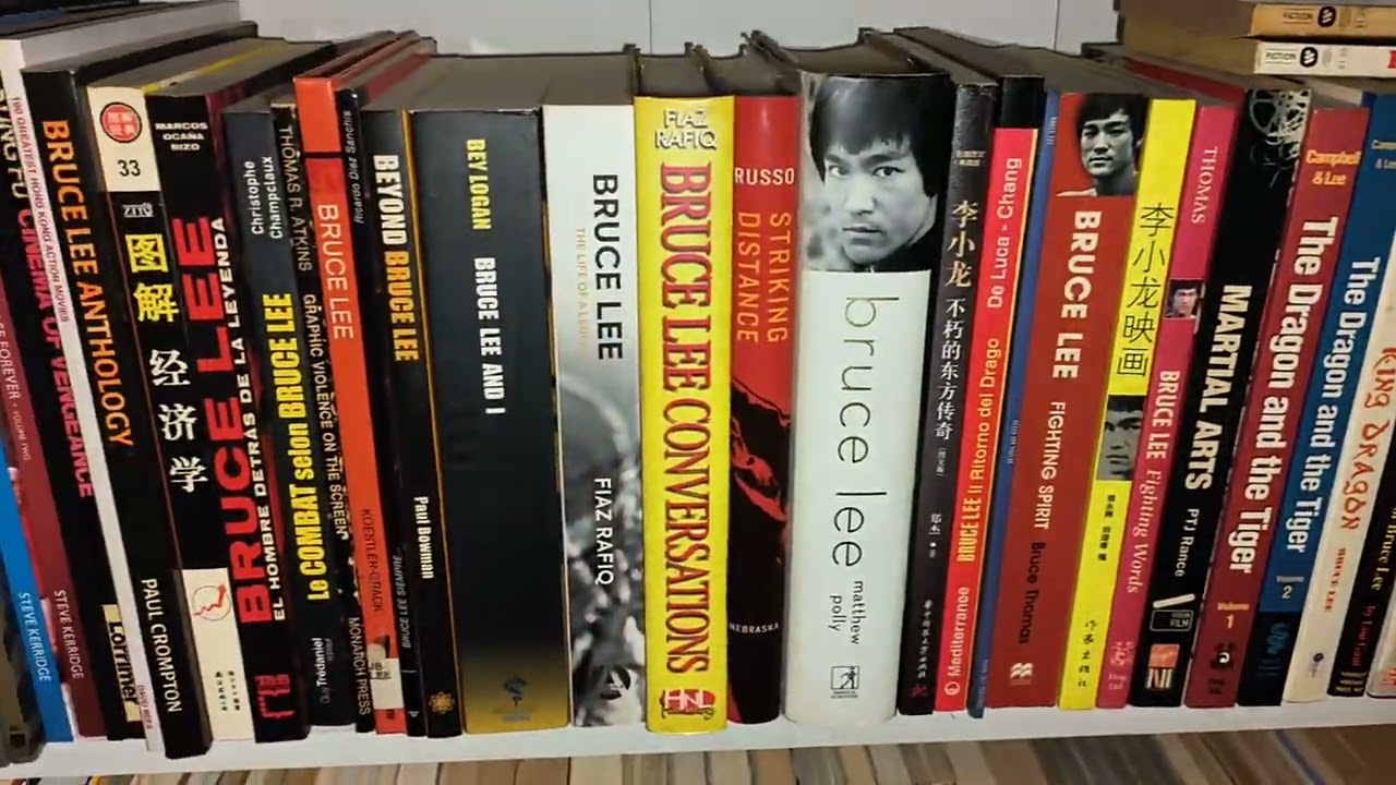 My Bruce Lee books from 1974 onwards over 380 and counting