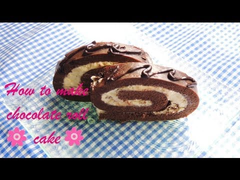 How to Make Chocolate Roll Cake (Recipe) ~ Luksunshine for Valentine's Day