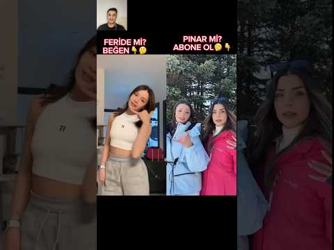 Kim iyi Yapmış? Feride Özdinç Pınar Bilir Yeni TikTok Dans Videosu tabi tabi #shorts #tiktok