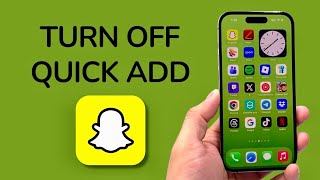How To Turn Off Quick Add On Snapchat Wealth