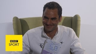 Wimbledon 2017: Roger Federer, Rafa Nadal & Angelique Kerber show off drawing skills - BBC Sport