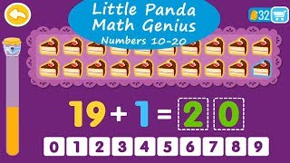 Little Panda Math Genius - Learn to count from 10 to 20 | BabyBus Games For Kids screenshot 3