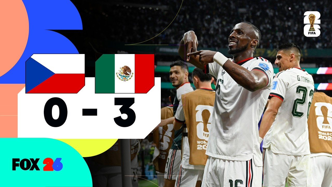 Resumen y goles | República Checa 0-3 México | Copa Mundial de la FIFA ...