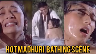 hot madhuri dixit bouncing boob bathing scene/ latest madhuri dixit hot edits