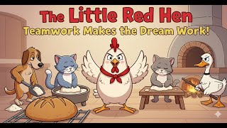 The Little Red Hen 🐔🍞 | Teamwork Makes the Dream Work!