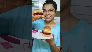 McCain Veggie Burger Burger Recipe at home | Easy Burger Recipe | Aloo Tikki Burger shorts burger