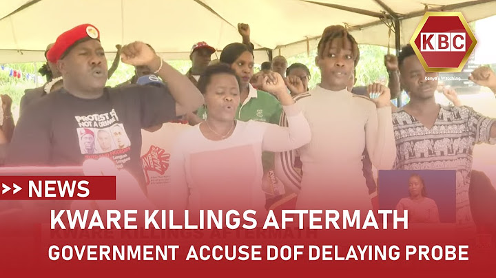 Govt accused of delaying probe to unravel the Kware killings