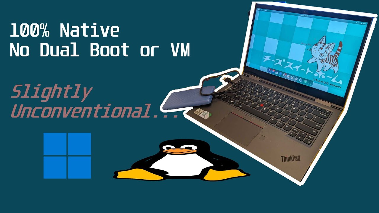 Installing Windows 11 WITHOUT Ruining My Linux Install (100% Native, No Dual Boot)