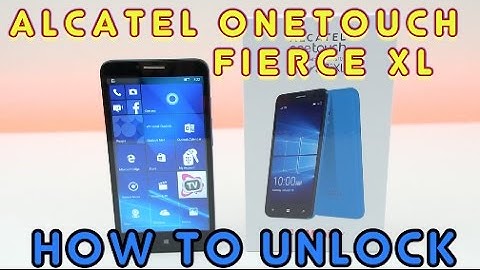 How to Unlock Alcatel OneTouch Fierce XL on ANY Carrier (Cricket, AT&T, T-Mobile, MetroPCS, ETC)