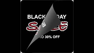 Full Social Media Templates, Flyers, Posters for SALE - Black Friday Sale Red Update