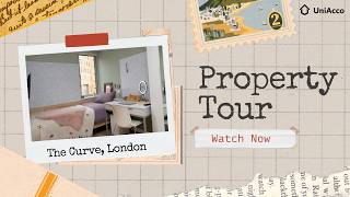 The Curve London Room Tour | Ensuite Student Accommodation & Premium Amenities in London | UniAcco