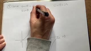 LESSON 3 Solving trig equations in Radians using CURVES