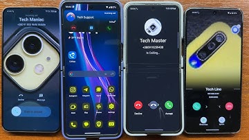 Samsung S24+, Razr 50U, Z Flip6, Pixel 8Pro True Phone, CallApp, Simple Dialer, Eyecon Incoming Call
