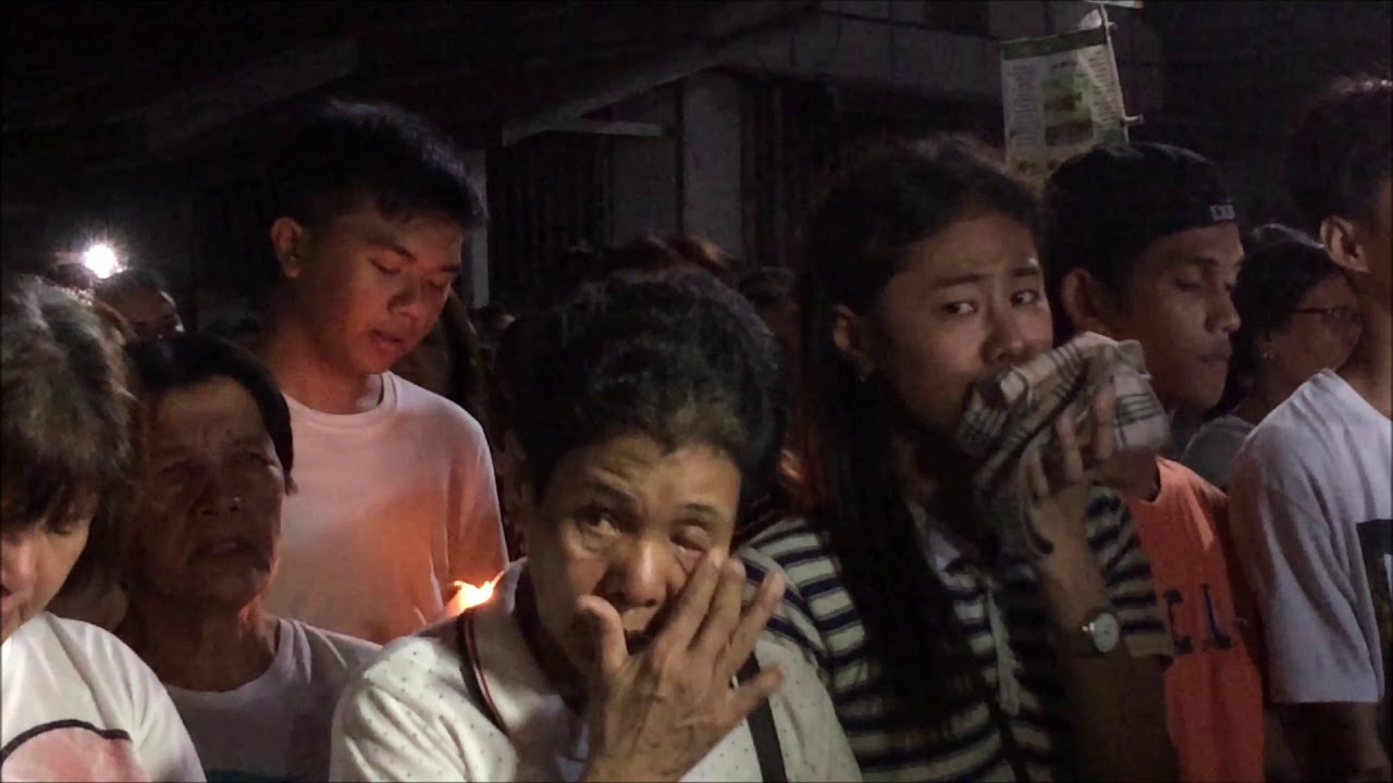Procession of Santa Catalina of Alexandria in Porac, Pampanga after the April 23 2019 QUAKE